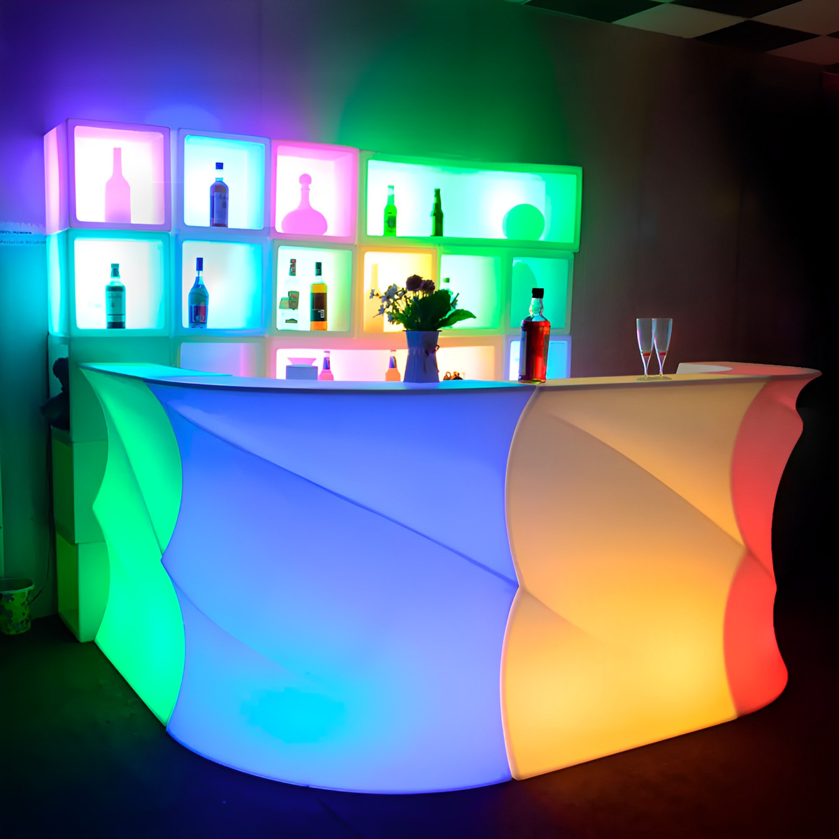 LED Bar Counter -Bar Center - Aldoray Industries