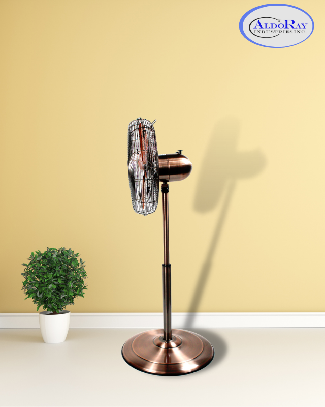 16 Inches Pedestal Fan (Copper) - Aldoray Industries