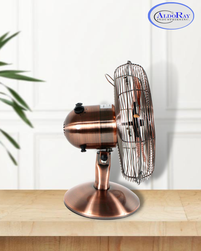 12 Inches Desk Fan (Copper) - Aldoray Industries