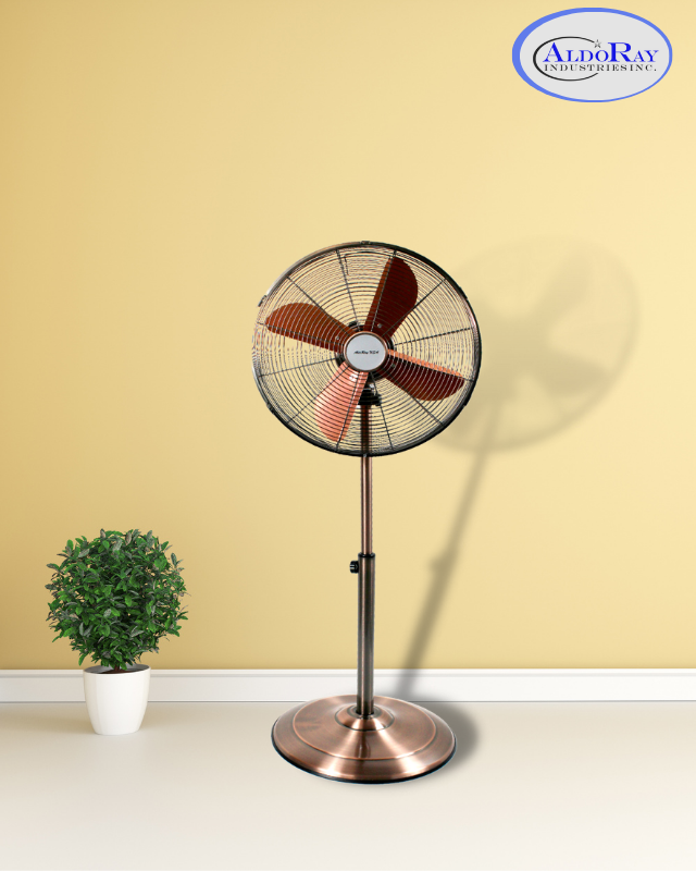 16 Inches Pedestal Fan (Copper) - Aldoray Industries