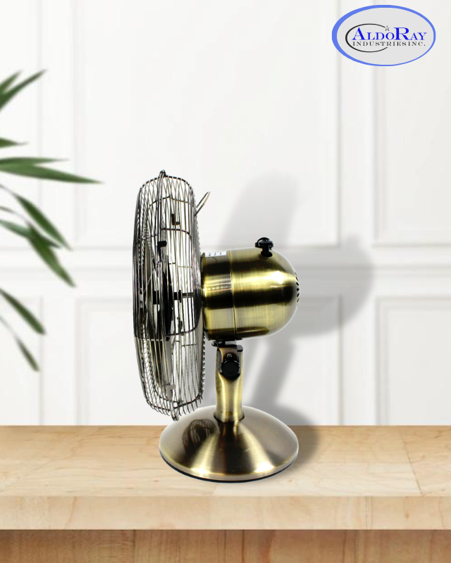 12 Inches Desk Fan (Bronze) - Aldoray Industries